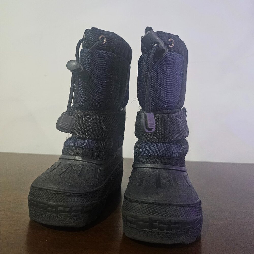 Tera Gear Winter Boots for Kid, Size7, Blue top and black bottom